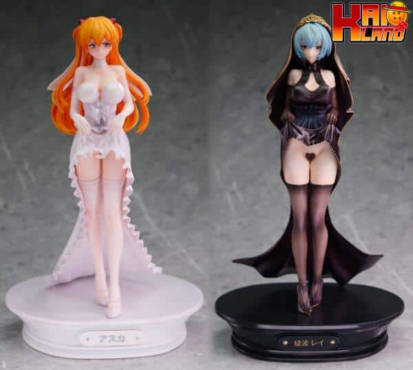 Neon Genesis Evangelion Dolphin Studio Wedding Dress Akane Resin Statue 2 scaled