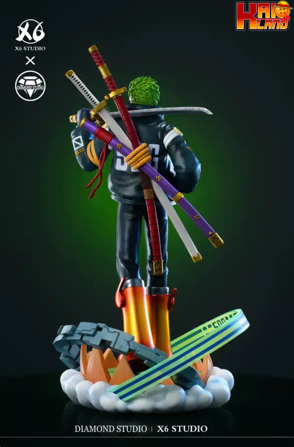 One Piece Diamond x X6 Studio Zoro Resin Statue 2