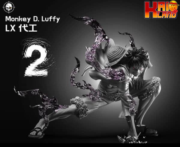 One Piece LX Studio Gear 2 x Nika Luffy Resin Statue 7