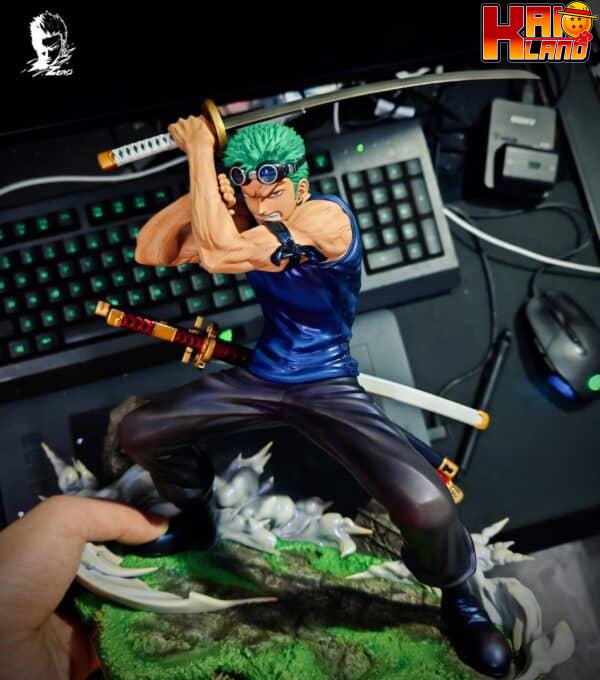 One Piece Lv Zao Tou Studio Roronoa Zoro Resin Statue 5 scaled