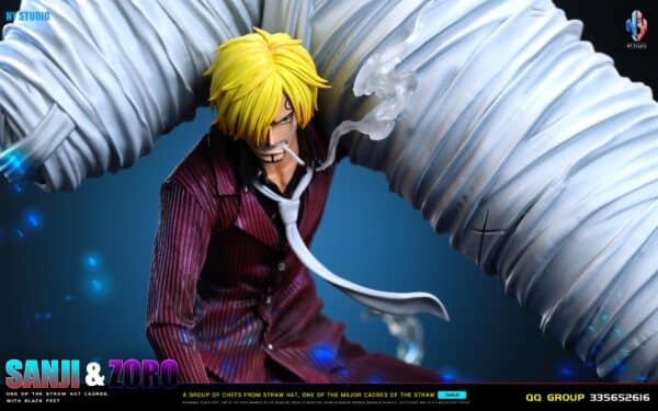 One Piece NY Studio Sanji Carrying Roronoa Zoro Resin Statue 2 scaled