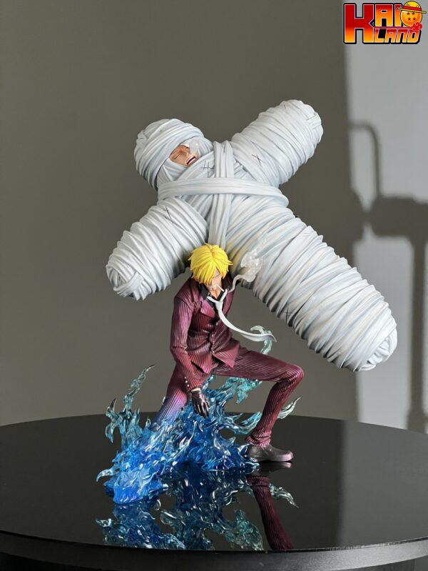 One Piece NY Studio Sanji Carrying Roronoa Zoro Resin Statue 4 scaled