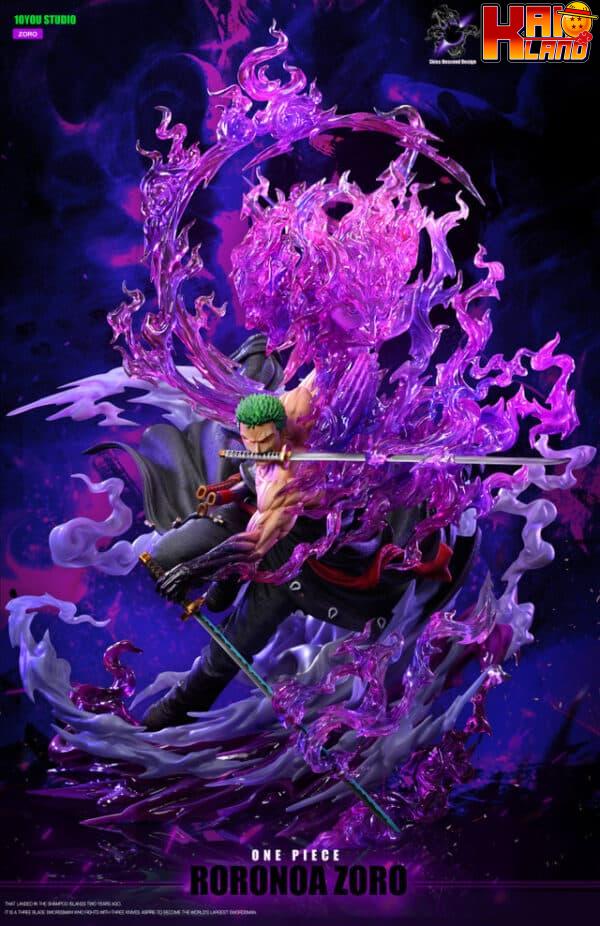 One Piece Skies Descend x 10YOU Studio Zoro Resin Statue 2