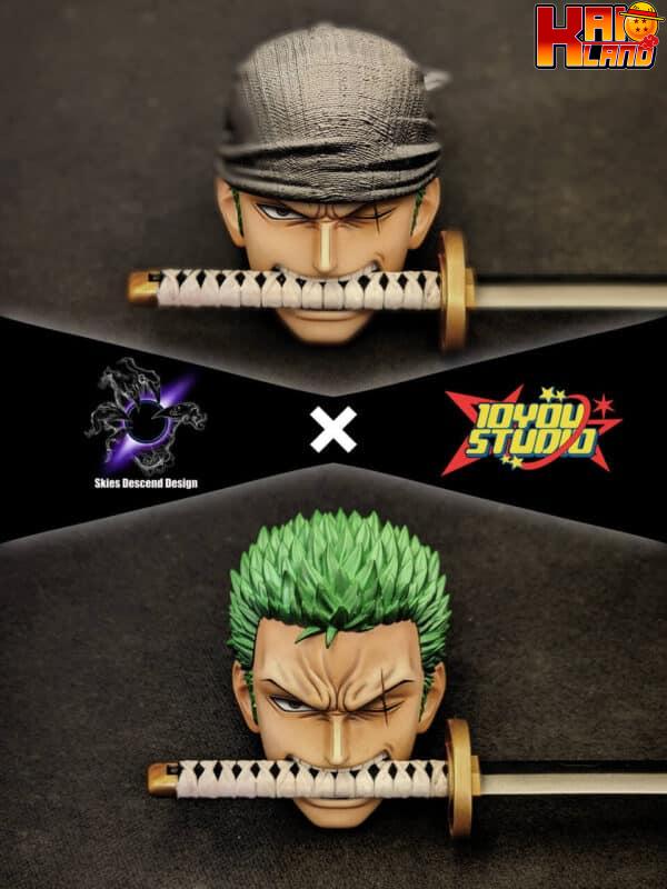 One Piece Skies Descend x 10YOU Studio Zoro Resin Statue 5