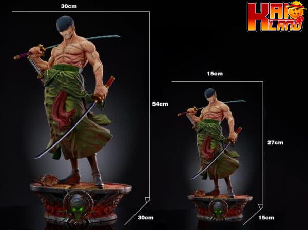 One Piece Super Bomb Studio Zoro Resin Statue 4