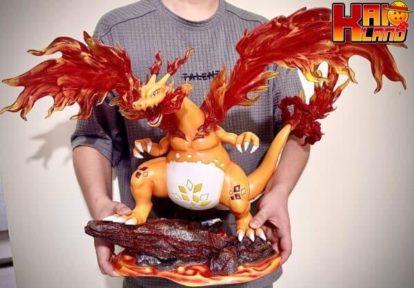 Pokemon DD Studio Dynamax Charizard Resin Statue 7 scaled