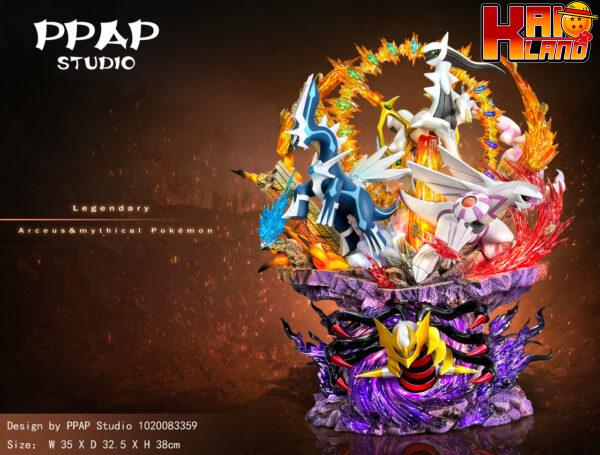 Pokemon PPAP Studio Arceus x Mythical Pokemon Resin Statue 1