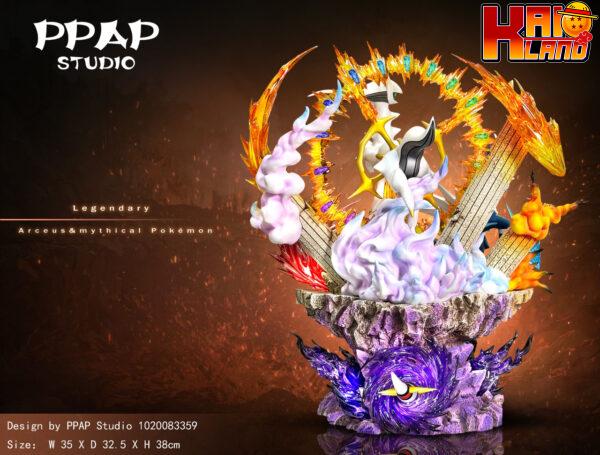 Pokemon PPAP Studio Arceus x Mythical Pokemon Resin Statue 6