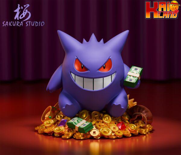 Pokemon SAKURA Studio Gengar Resin Statue 1