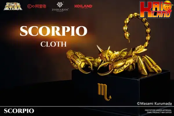 Saint Seiya Zodiakos Studio Scorpio Cloth Resin Statue 2