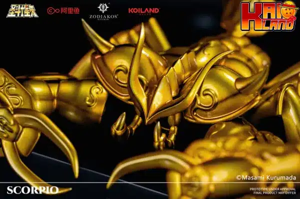 Saint Seiya Zodiakos Studio Scorpio Cloth Resin Statue 5