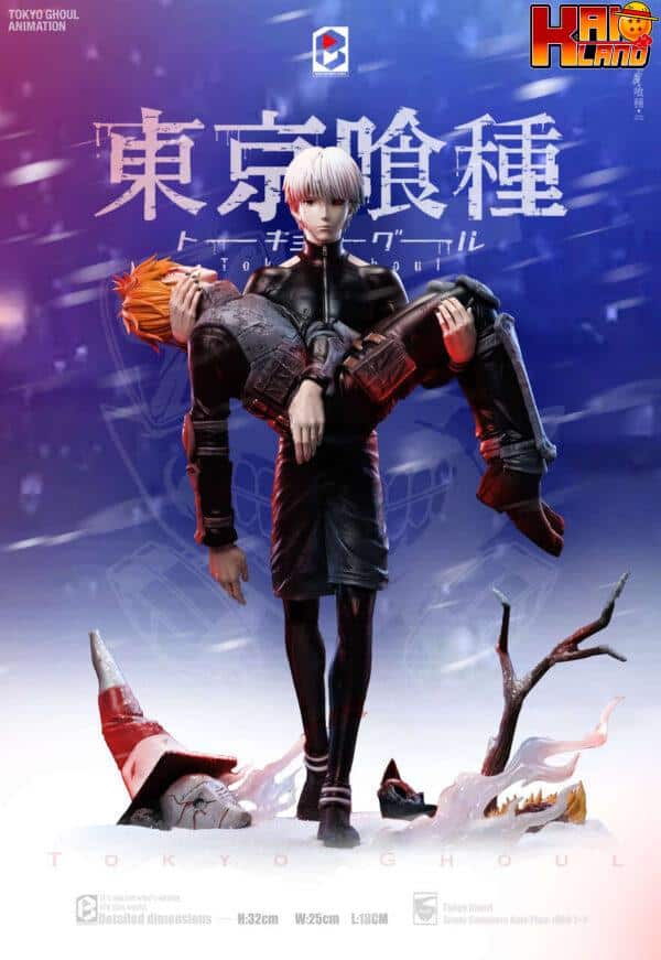 Tokyo Ghoul BW Studio Kaneki Ken X Nagachika Hideyoshi Resin Statue 1