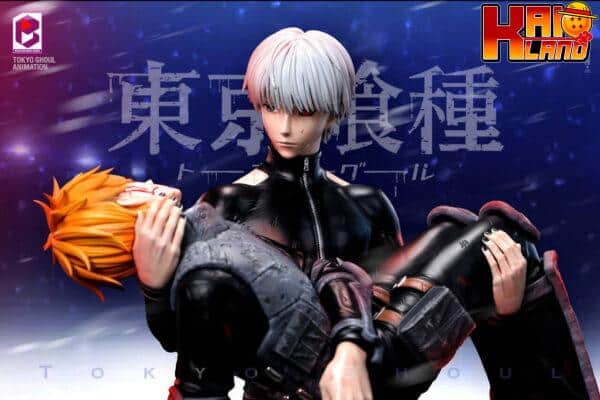 Tokyo Ghoul BW Studio Kaneki Ken X Nagachika Hideyoshi Resin Statue 3