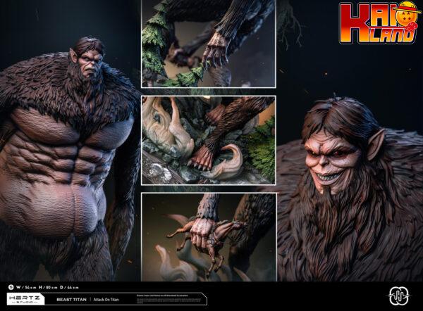 Attack on Titan Hertz Studio Beast titan Resin Statue 2