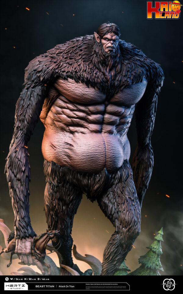 Attack on Titan Hertz Studio Beast titan Resin Statue 4