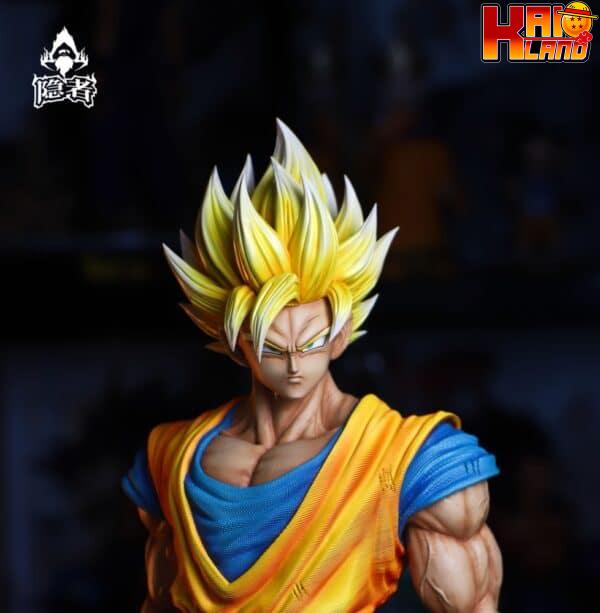 Dragon Ball Anchoret Studio SSJ Goku Resin Statue 3