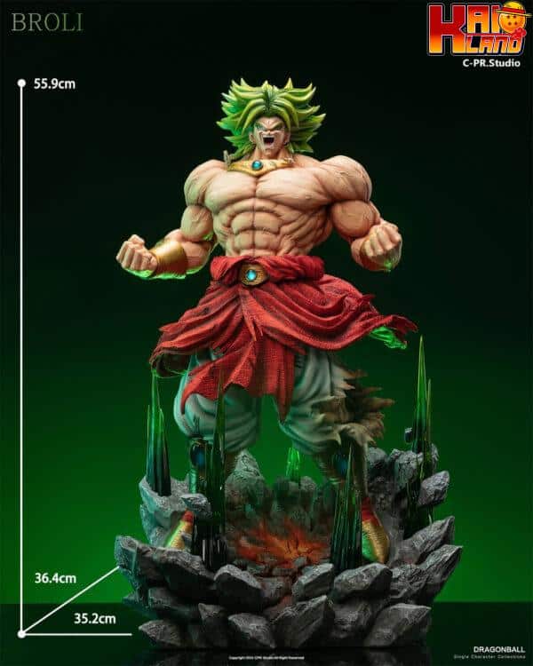 Dragon Ball CPR Studio Broly Resin Statue 5