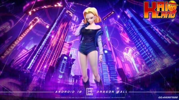 Dragon Ball Cousin Brother Studio Android 18 C18 Resin Statue 1