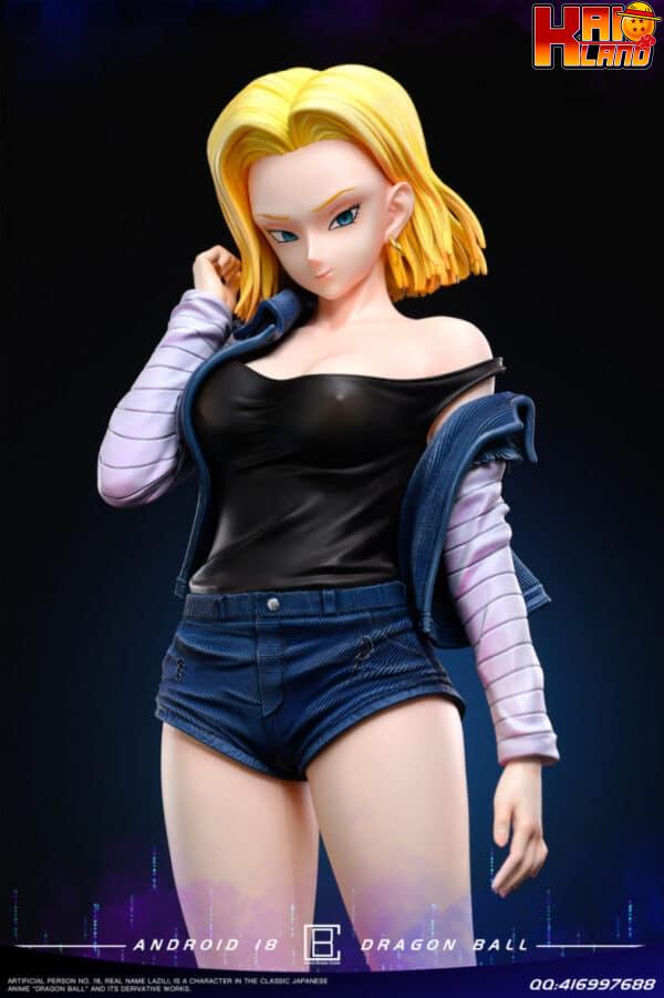 Dragon Ball Cousin Brother Studio Android 18 C18 Resin Statue 2