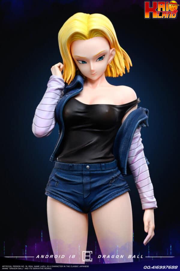 Dragon Ball Cousin Brother Studio Android 18 C18 Resin Statue 4