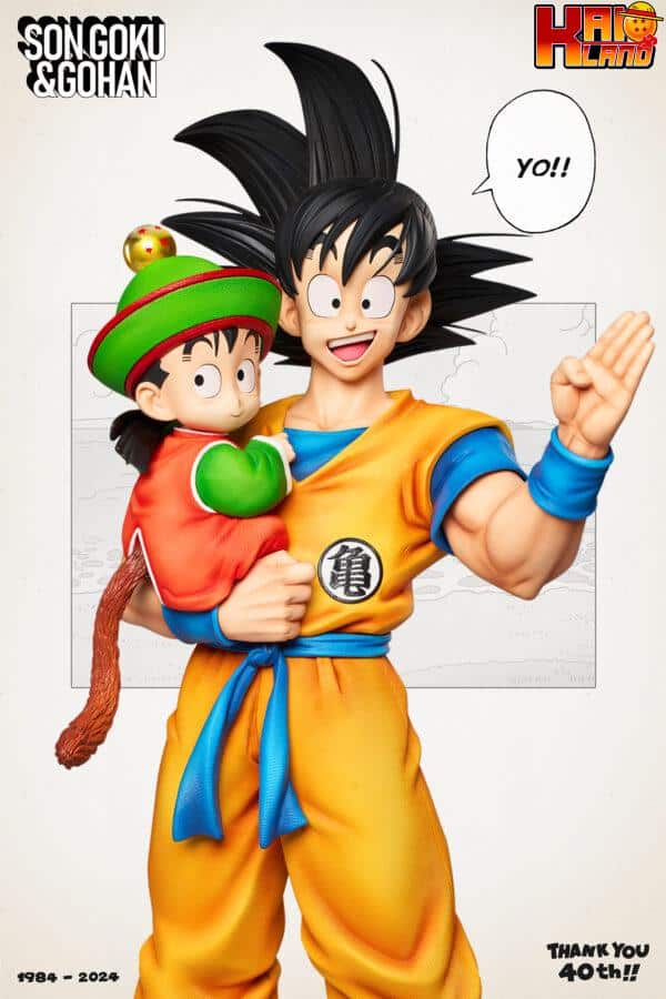 Dragon Ball Infinite Studio Son Goku x Son Gohan Resin Statue 9 scaled