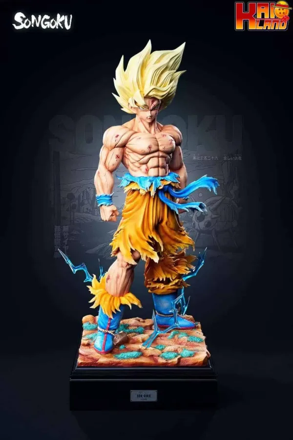 Dragon Ball Infinite Studio Super Saiyan Goku Resin Statue 10