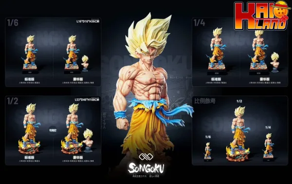 Dragon Ball Infinite Studio Super Saiyan Goku Resin Statue 12