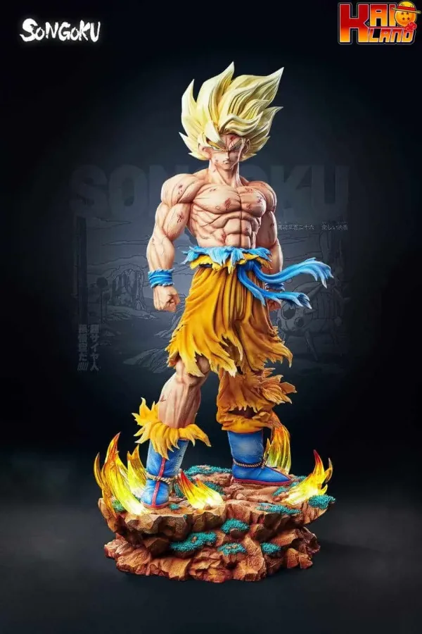 Dragon Ball Infinite Studio Super Saiyan Goku Resin Statue 2