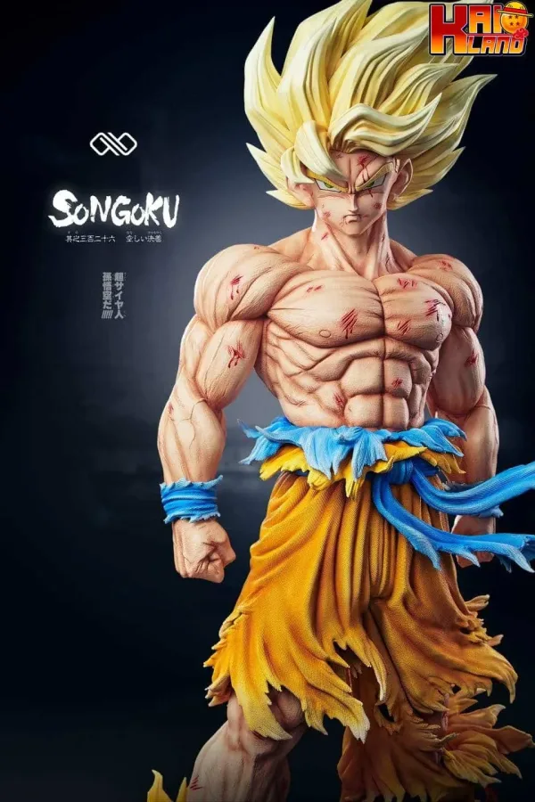 Dragon Ball Infinite Studio Super Saiyan Goku Resin Statue 4