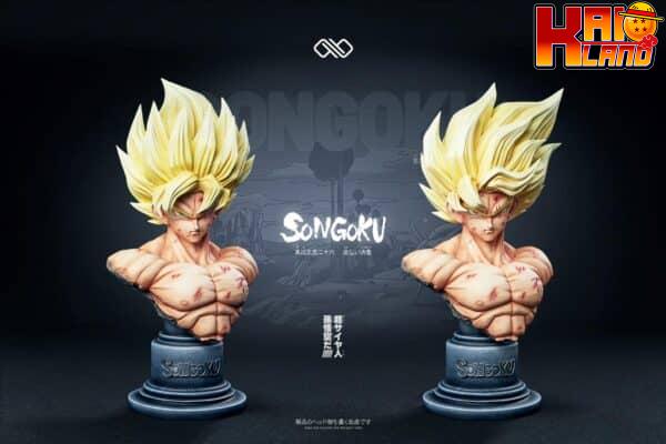 Dragon Ball Infinite Studio Super Saiyan Goku Resin Statue 9