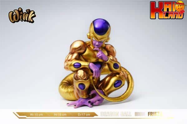 Dragon Ball Wink Studio Sitting Golden Frieza Resin Statue 1