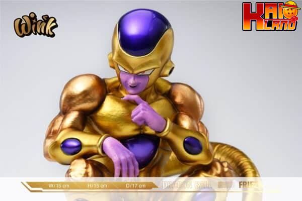 Dragon Ball Wink Studio Sitting Golden Frieza Resin Statue 3