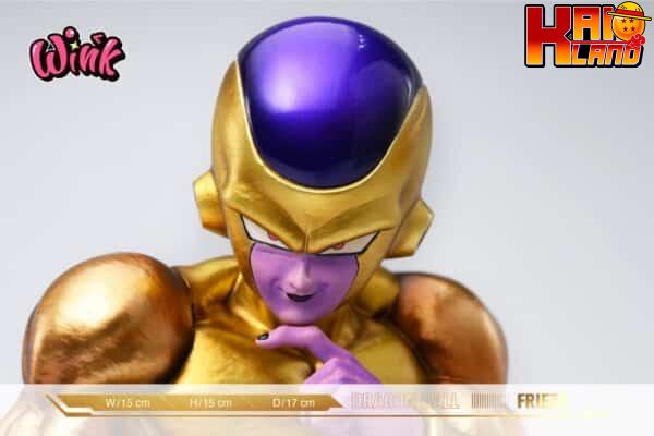 Dragon Ball Wink Studio Sitting Golden Frieza Resin Statue 5