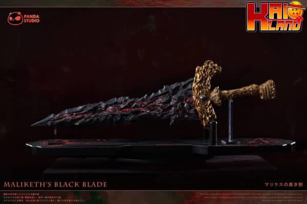 Elden Ring Panda Studio Malikeths Black Blade Resin Statue 1