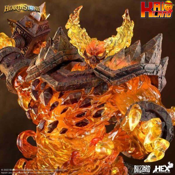 HearthStone Heroes of Warcraft HEX Studio Ragnaros the Firelord Licensed Resin Statue 2