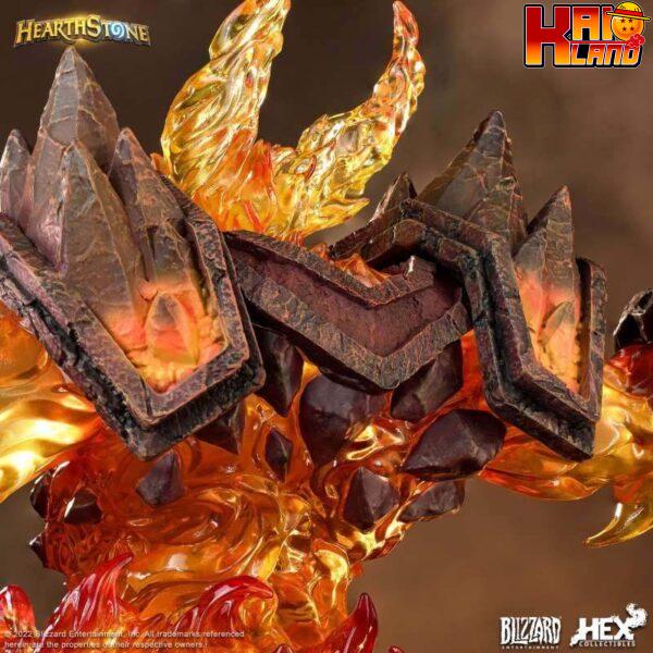 HearthStone Heroes of Warcraft HEX Studio Ragnaros the Firelord Licensed Resin Statue 3