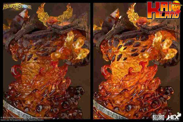 HearthStone Heroes of Warcraft HEX Studio Ragnaros the Firelord Licensed Resin Statue 4