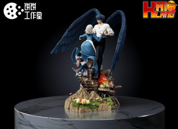 Howls Moving Castle Biscuits Studio Resin Statue 7