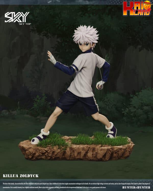 Hunter x Hunter Sky Top Studio Yo Yo Killua Zoldyck Resin Statue 1