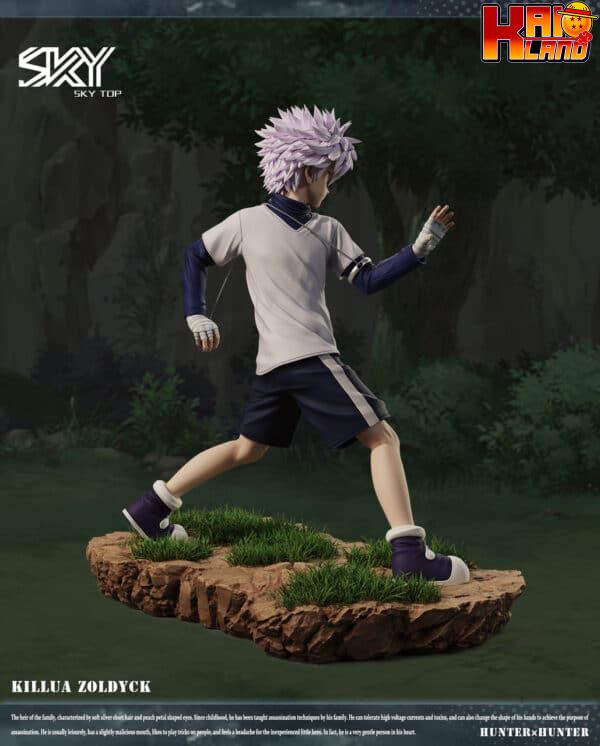 Hunter x Hunter Sky Top Studio Yo Yo Killua Zoldyck Resin Statue 2