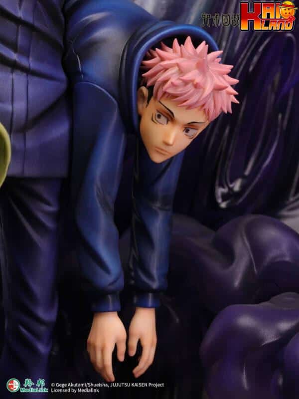 Jujutsu Kaisen Manas Studio Gojo x Itadori x Jogo Licensed Resin Statue 10