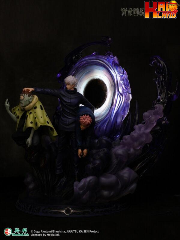 Jujutsu Kaisen Manas Studio Gojo x Itadori x Jogo Licensed Resin Statue 6