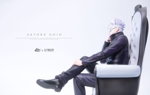 Jujutsu Kaisen Niuzi X Black Studio Satoru Gojo Resin Statue 4 scaled