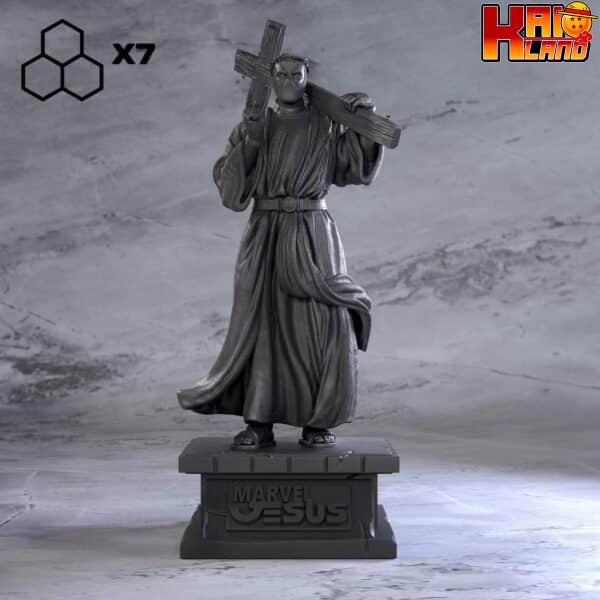 Marvel X7 Studio Deadpool Jesus Resin Statue 5