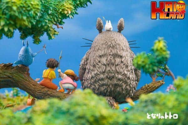 My Neighbour Totoro Opm studio Fishing Totoro Resin Statue 2