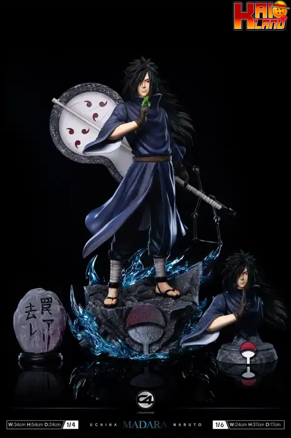 Naruto C4 Studio Madara Uchiha Resin Statue 1