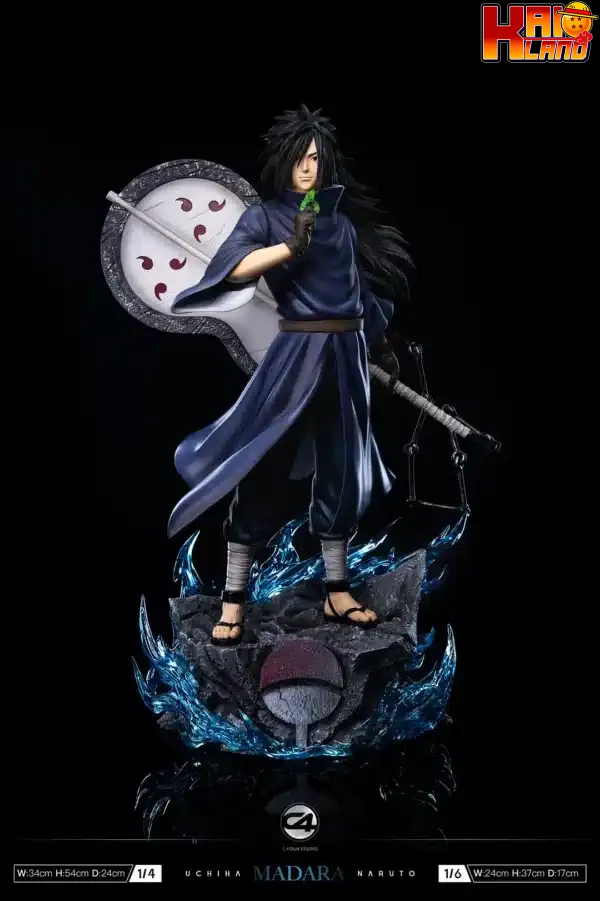 Naruto C4 Studio Madara Uchiha Resin Statue 3