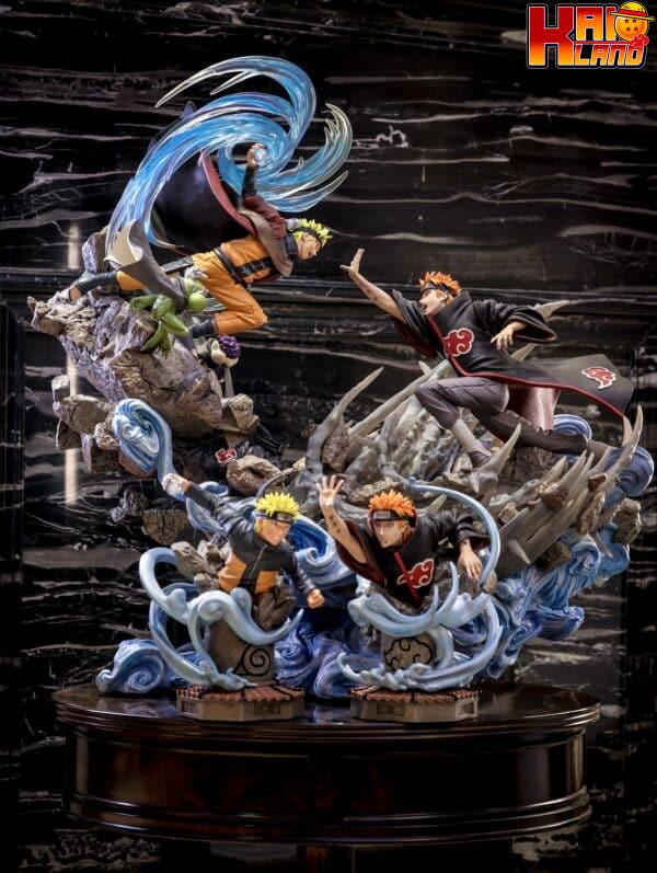 Naruto Figurama Naruto vs Pain Licensed Resin Statue 1