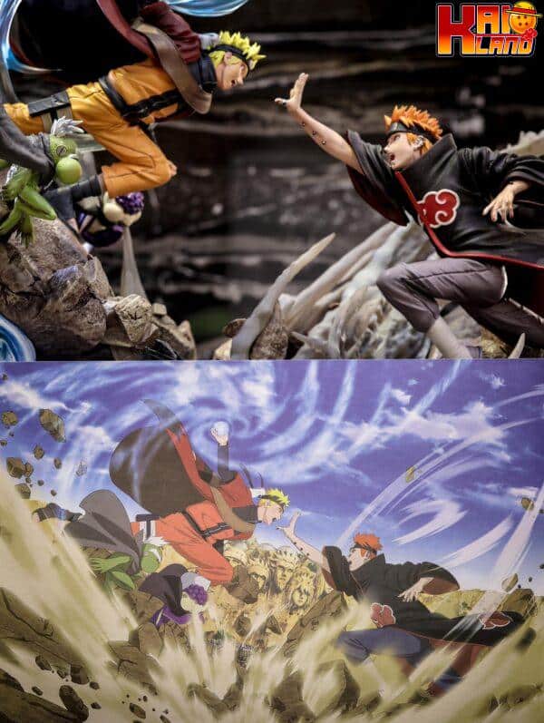 Naruto Figurama Naruto vs Pain Licensed Resin Statue 10