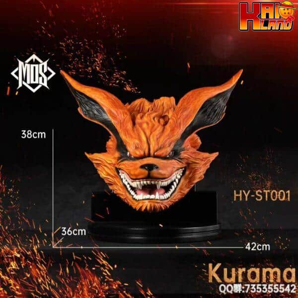 Naruto MOS Studio Kurama Resin Statue 1